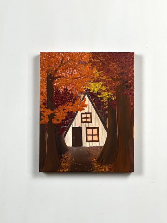 "Every Leaf Speaks Bliss To Me"- 11x14in Original Painting